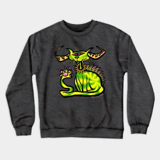 Fallen Angel Pussy Cat Crewneck Sweatshirt